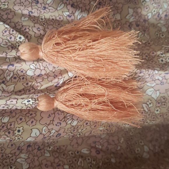 Davi & Dani Pink Floral Boho Tie Back Dress with Pockets 3X NWT - Picture 10 of 10